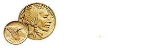 A gold coin with the words precious metals from united states.